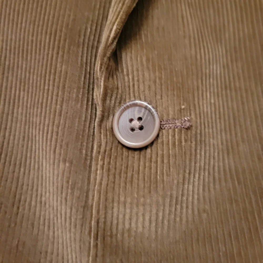 Saddlebred‎ Brown Corduroy Blazer Suit Jacket 44R Preppy Granola Earthy Twee